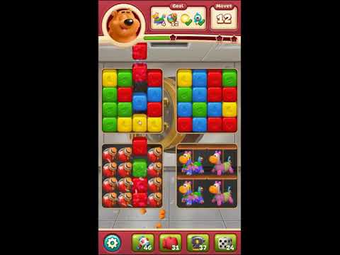 Toon Blast Level 2612 - NO BOOSTERS 🐻🐺🐱 | SKILLGAMING ✔️