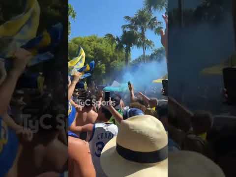 "BOCA COPÓ MIAMI Y VOLVIÓ A DEMOSTRAR QUE ES EL ÚNICO GRANDE DE LA ARGENTINA.BANDERAZO EN MIAMI." Barra: La 12 &bull; Club: Boca Juniors