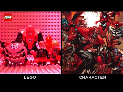 All Lego Red Orange Blue Lantern | Green Lantern DC | DC Universe