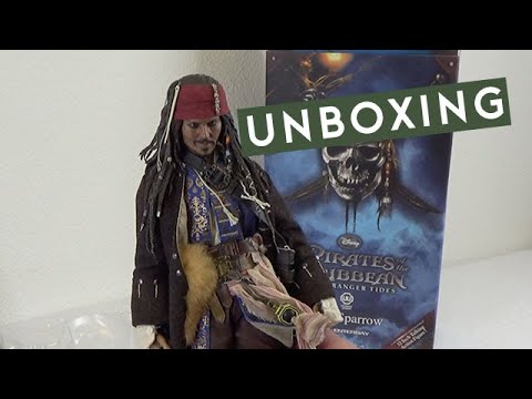 Unboxing the 1/6 scale RARE Jack Sparrow action figure from Medicom Toys