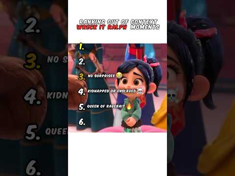 Ranking Wreck it Ralph Moments 😭