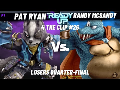 4TC26 - Pat Ryan (Wolf) Vs. Randy McSandy (King K. Rool) - Losers Quarter-Final