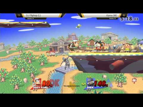 TXS2015 - DJ Fliphop (Diddy) vs Karna (Sheik) SSB4 Grand Finals Set 1 / Smash for Wii U