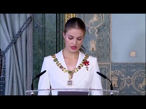 "I will serve you" Princess Leonor asks Spaniards for their confidence | FULL speech with ENG SUBs