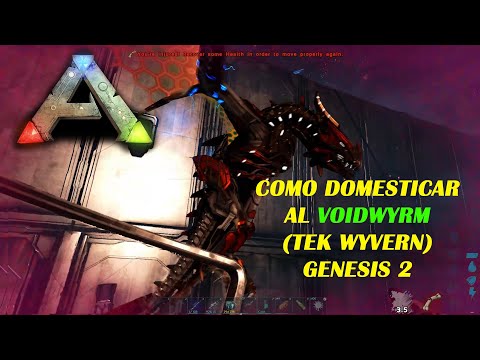 ARK How to TAME the VOIDWYRM (tek wyvern) ONLY easy and fast GENESIS 2