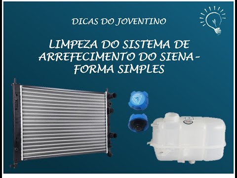 Limpeza do Sistema de Arrefecimento do Siena - Forma Simples - Dicas do Joventino