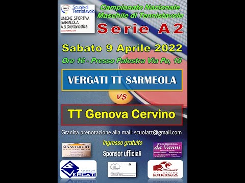 VERGATI TT SARMEOLA - TT GENOVA CERVINO