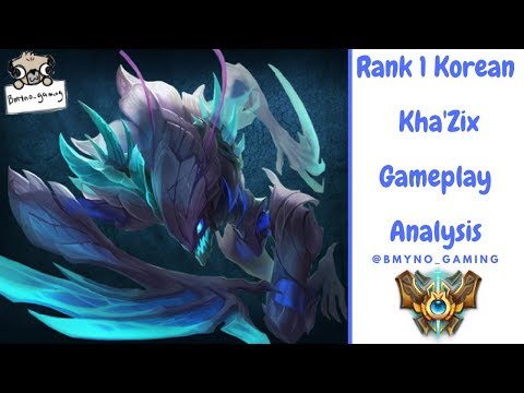 Rank1 Korean Kha'zix Main vs Lee | Season 8 |Analysis- League of Legends