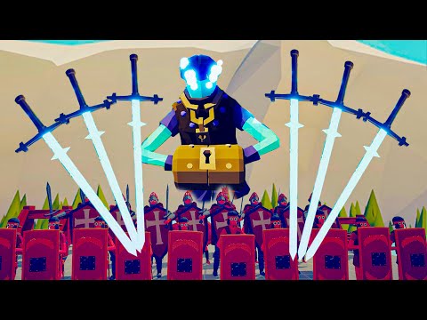 Giant Swordcaster Vs Every Team - Totally Accurate Battle Simulator TABS