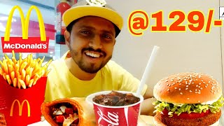 Mc Donald's Veg Meal @ Rs.129  || Review || Anshu Yadav