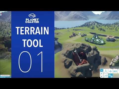 Using the Terrain Tool in Planet Coaster