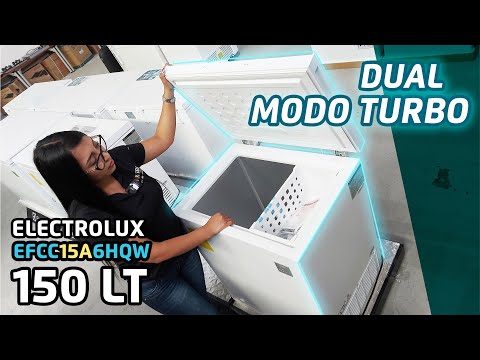 🥶 CONGELADOR ELECTROLUX EFCC15A6HQW DUAL TURBO 5 PIES 150L CARACTERÍSTICAS / KISSU ECUADOR