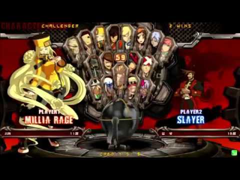 2015/6/13 GGXrd Mikado stream Hase(SL) matches