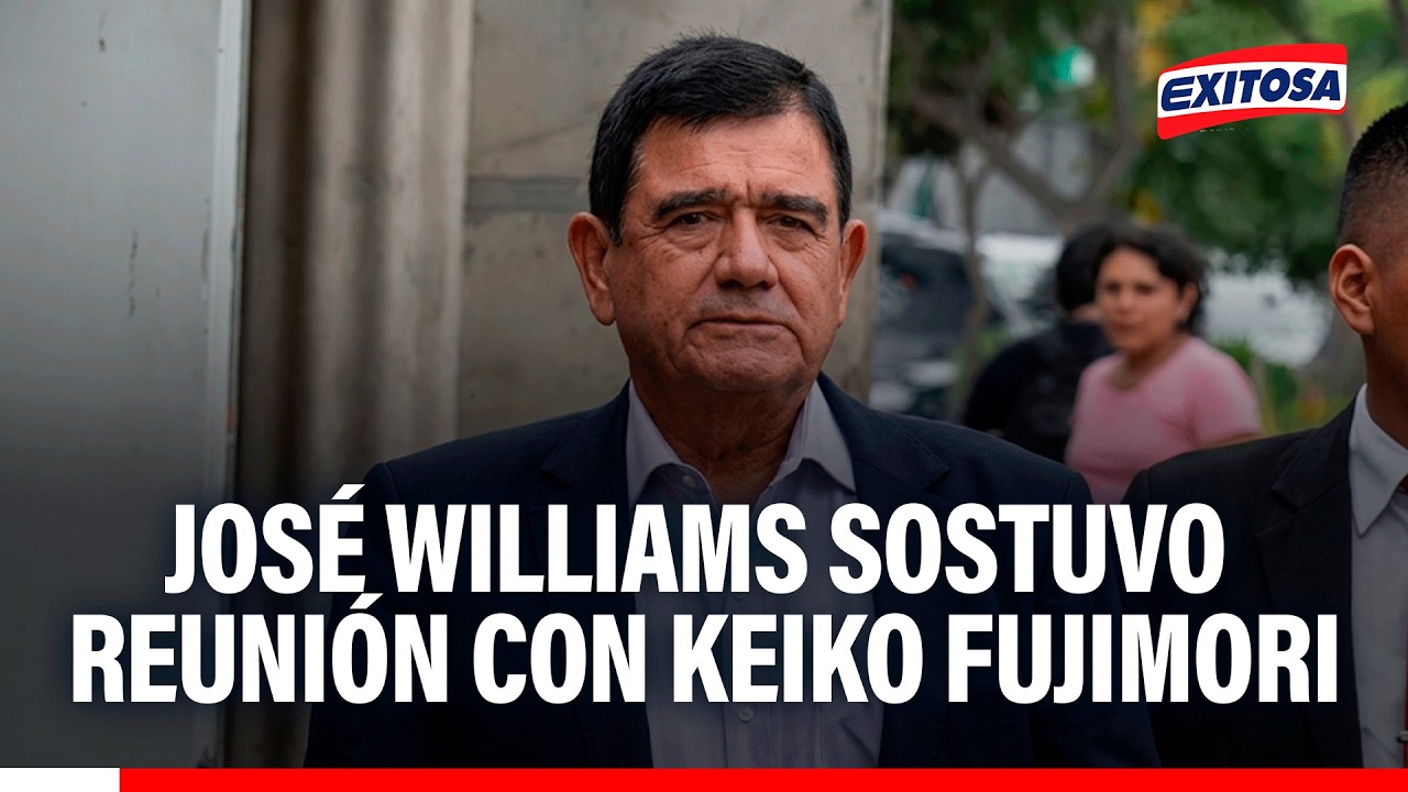 🔴🔵 José Williams se reunió con Keiko Fujimori: “He venido a título personal a saludarla”