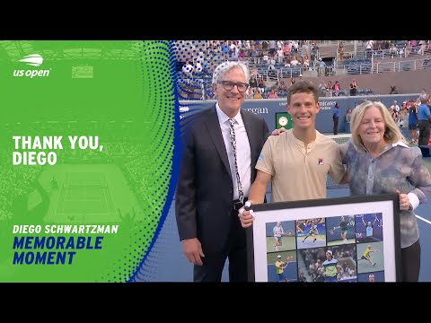 Diego Schwartzman's Emotional Final Point & Retirement Tribute | 2024 US Open