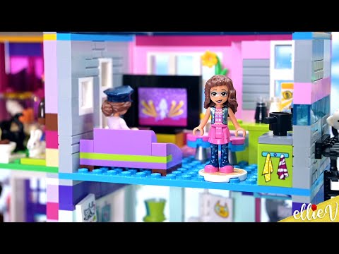 Making Olivia an apartment | Adding to the Main Street building | Lego Friends custom build