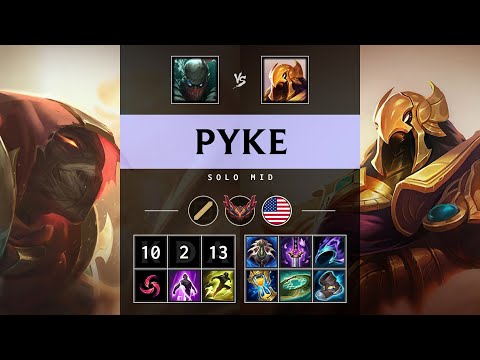 Pyke Mid vs Azir - NA Grandmaster Patch 25.17