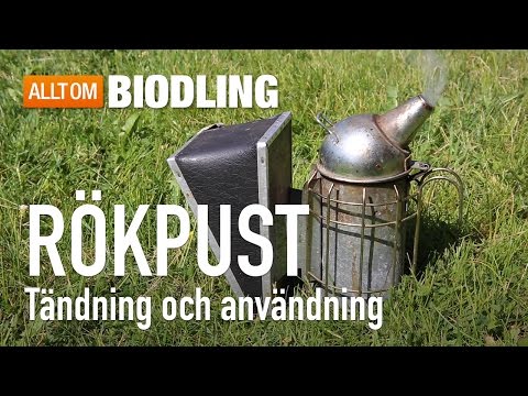 Rökpust - Tändning och användning  - Biredskap - Biodling