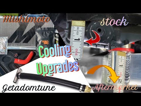 MISHIMOTO PERFORMANCE RADIATOR & GETADOMTUNE CYLINDER 4 COOLING MOD(unboxing & install) 2018 Sti