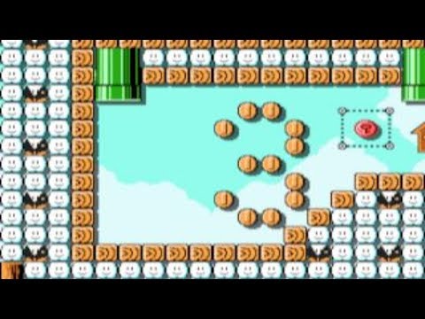 Super mario bros  3《remix》【1-1】 by 【216】 rin♪ - Super Mario Maker - No Commentary 1bl