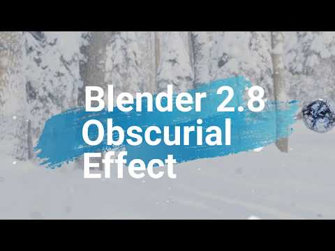 Blender 2.8 Obscurial Effect Result