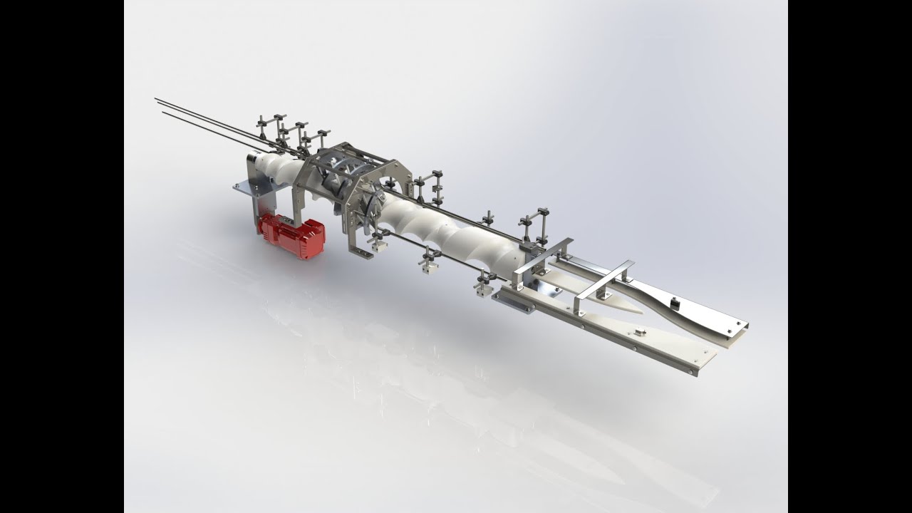 @KinsleyInc  Timing Screw that inverts every other container at 200/min.