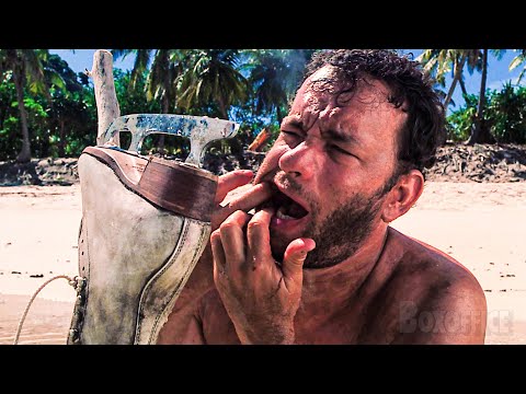 Tom Hanks pulls off a tooth with an ice skate | Cast Away | CLIP