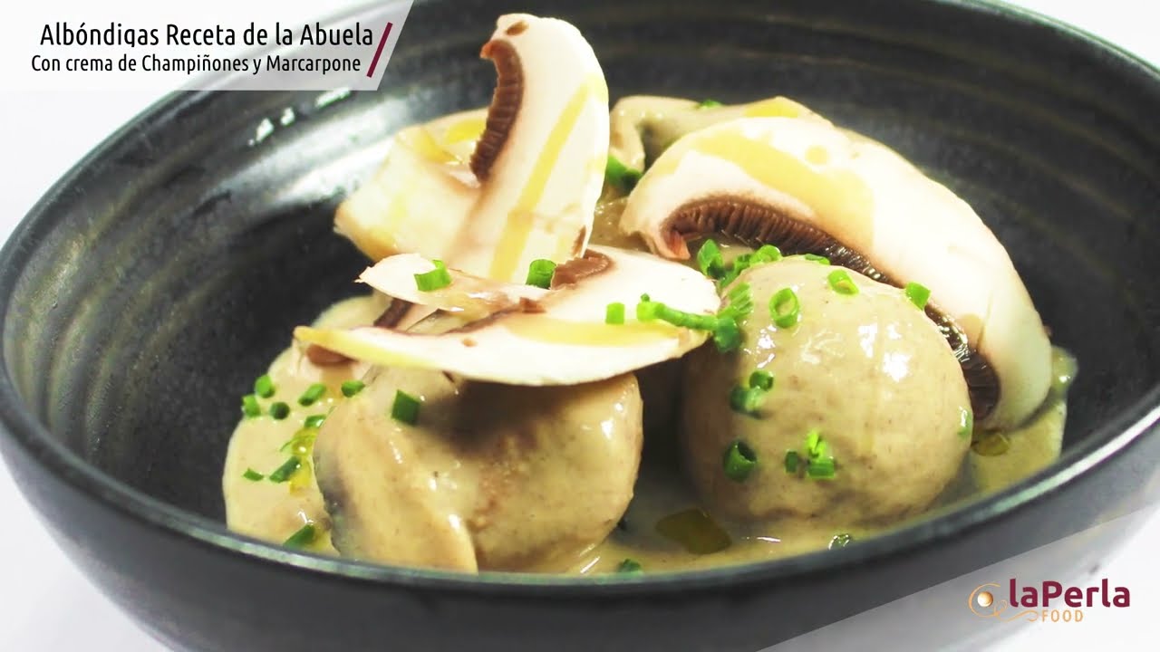 1080 CON AUDIO albondigas de la abuela con salsa de champiñones