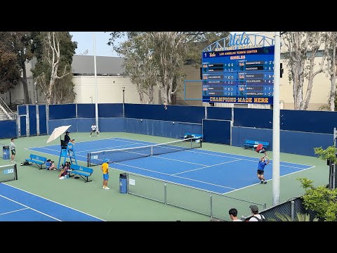 Kaylan Bigun (UCLA) vs Matthew Forbes (MSU) College Tennis
