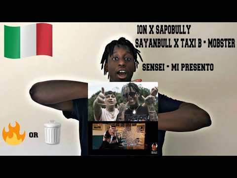 REACTION TO ITALIAN MUSIC FT SENSEI, TAXI B, SAPO BULLY, ION & SAYANBULL