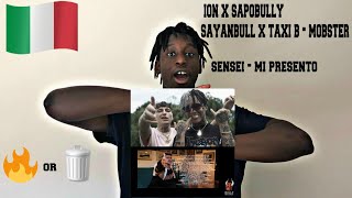 REACTION TO ITALIAN MUSIC FT SENSEI, TAXI B, SAPO BULLY, ION &amp; SAYANBULL