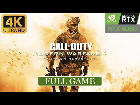 Call of Duty: Modern Warfare 2 Remastered – Full Game Walkthrough [RTX 4090 4K 60FPS] -No Commentary