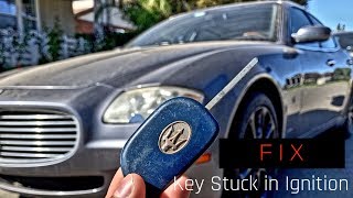 Maserati Key Stuck in Ignition FIX | MrCarMAN