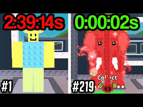 How long it takes for Every Brainrot to get stolen?