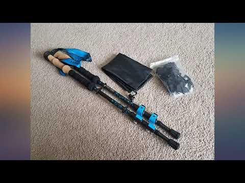 TheFitLife Carbon Fiber Trekking Poles – Collapsible and Telescopic Walking Sticks review