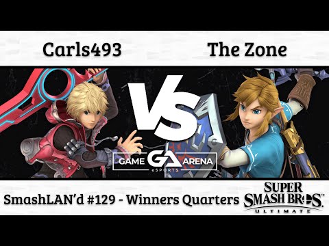 SmashLAN'd 129: Carls493 (Shulk) vs. The Zone (Link) - Winners Quarters