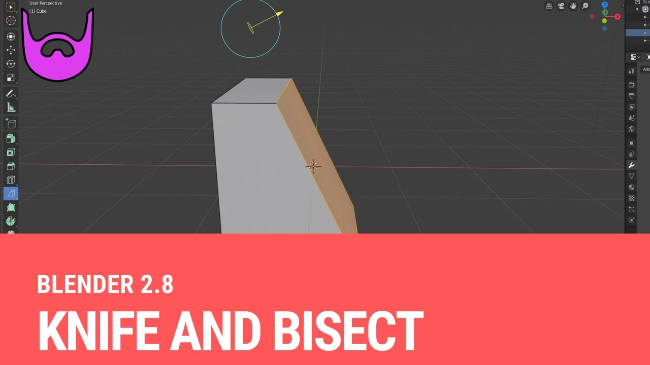 Knife and Bisect Tools [Blender 2.8]