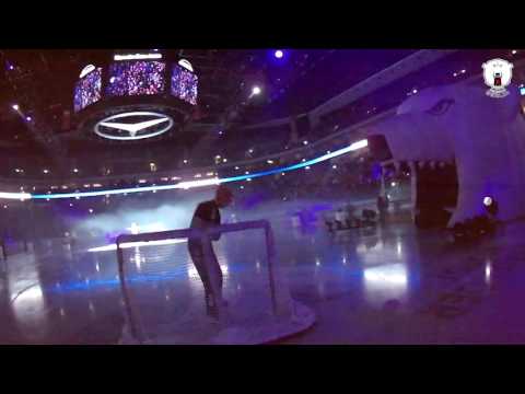 Eisbären Juniors Berlin Laufschule - pre-game show der Eisbären Berlin