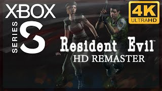 [4K] Resident Evil HD Remaster / Xbox Series S Gameplay
