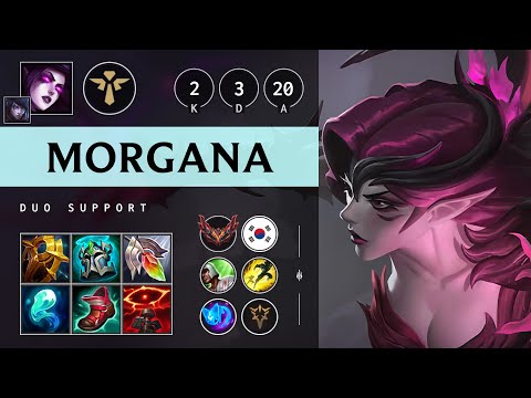 Morgana Support vs Nautilus - KR Grandmaster Patch 14.21