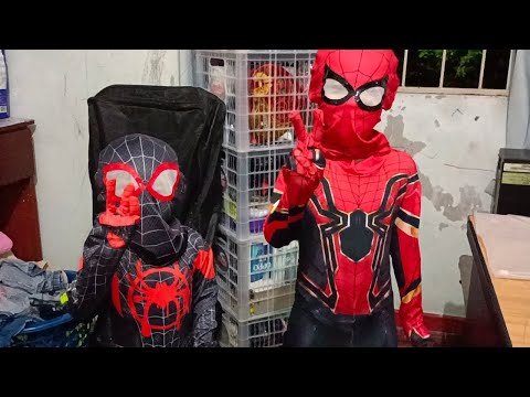 Unboxing Set Pakaian Spiderman