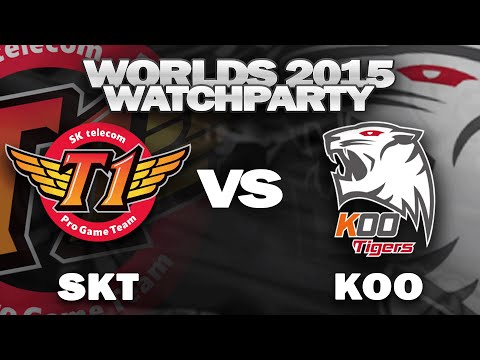 Faker, Bang & MaRin gegen die KOO Tigers | GAME 1 | SKT vs KOO | WORLDS 2015 FINAL
