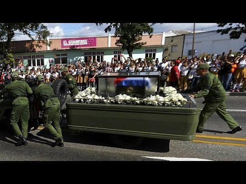 , title : 'Fidel Castro’s funeral procession reaches final destination'