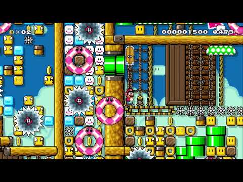 mario in the airship adventure◆ by julian - SUPER MARIO MAKER - NO COMMENTARY 1az