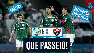 PALMEIRAS GOLEIA O VITÓRIA E CONQUISTA PRIMEIRO TRIUNFO NO BRASILEIRÃO! | MELHORES MOMENTOS