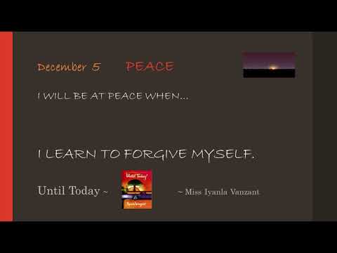 Iyanla Vanzant~ UNTIL TODAY~December 5