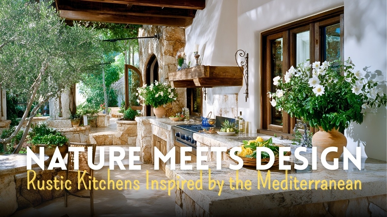 Rustic Charm, Mediterranean Soul – Designing Outdoor Kitchens that Breathe Nature 🌿