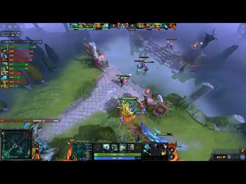 Topson - Tidehunter Midlane | Dota 2 7.32d Gameplay