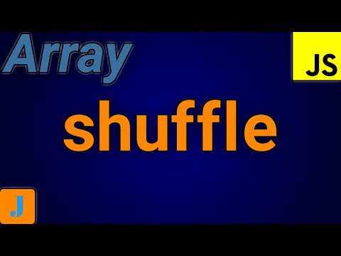 Javascript Problem Shuffling An Array