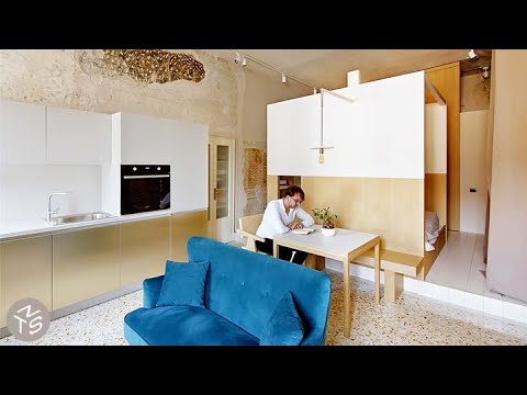 NEVER TOO SMALL: 15th Century Small Apartment Redesign Italy - 36sqm/387sqft
